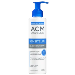 Sensitélial Gel Nettoyant Surgras-200ml